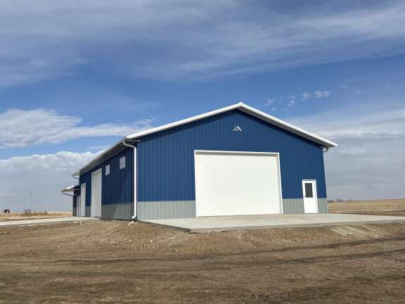 Post Frame farm building near Pierre South Dakota