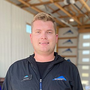 Justin Dean, Summit Contracting, Nebraska grain bin & grain systems specialist