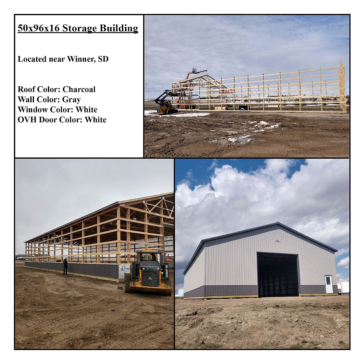 50x96x16 Seed Storage near Winner, SD