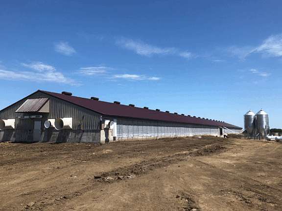 Hog Confinement Finishing Barn