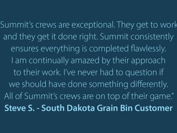Grain Bin Testimonial